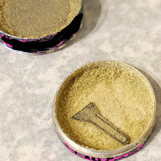Kief can be collected in a Flower Stampede 4-Layer Cannabis Grinder, and enjoyed in many ways, from smoking to eating.